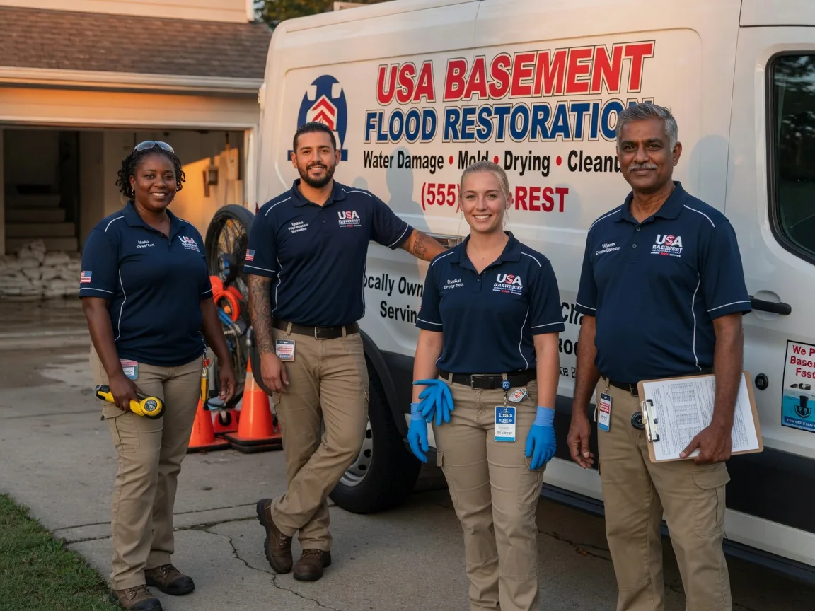 Basement Flood Cleanup company in Texico, IL